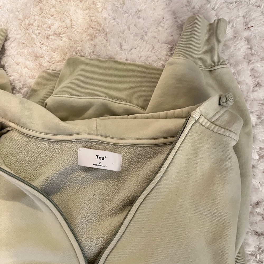 TNA over sized zip up sz- 2